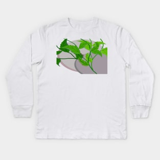 Tree Branch Kids Long Sleeve T-Shirt